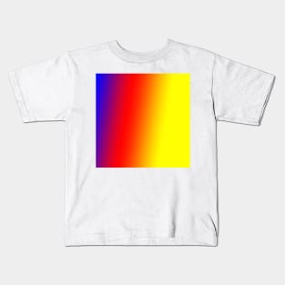 blue yellow red abstract texture background pattern Kids T-Shirt